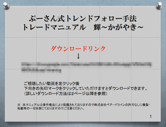 ぷーさん式トレンドフォロー手法トレードマニュアル輝