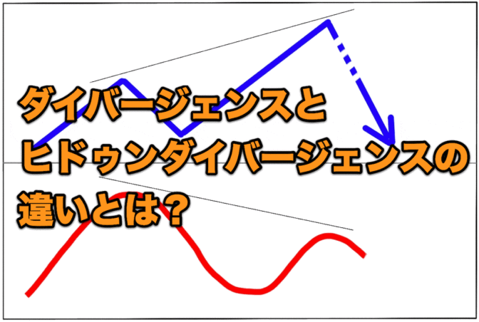 【FX手法】ダイバージェンスとヒドゥンダイバージェンスの違いとは?