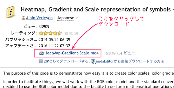 HeatMap-Gradient-Scale｜ダウンロードサイト