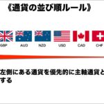 通貨の並び順ルール