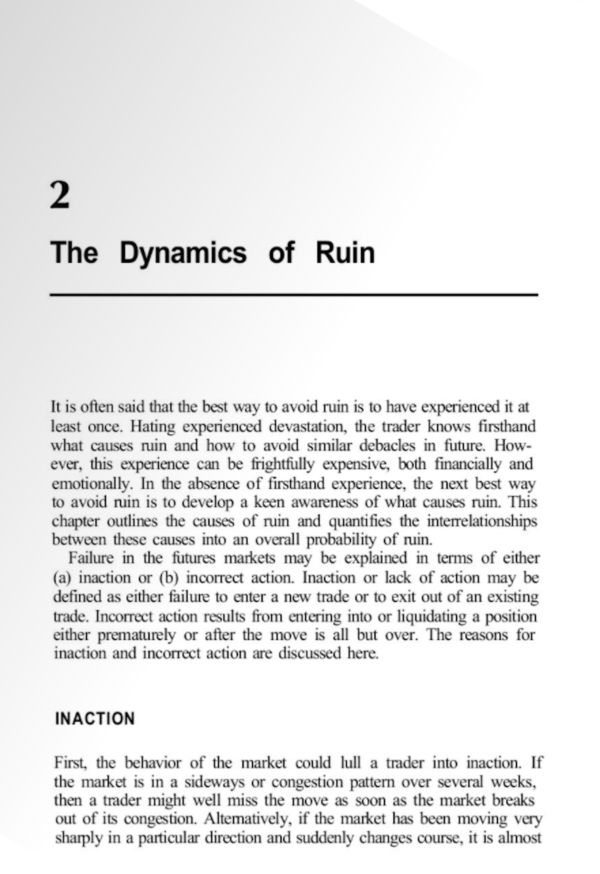 The Dynamics of Ruin