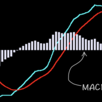 MACD値とシグナル値の乖離幅を描写