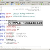 MACD.mq4を開く