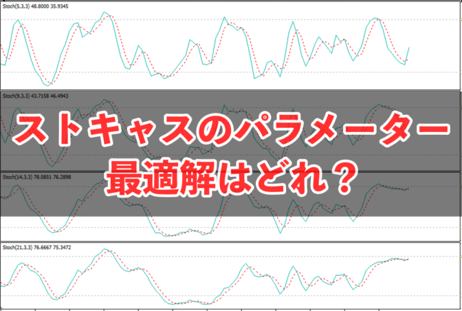 【FX】ストキャスティクスのパラメーター、最適解は?