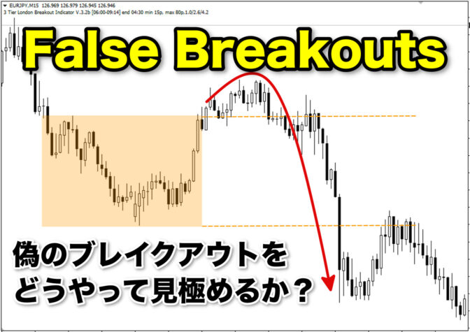 False Breakouts(偽のブレイクアウト)をどうやって見極めるか?