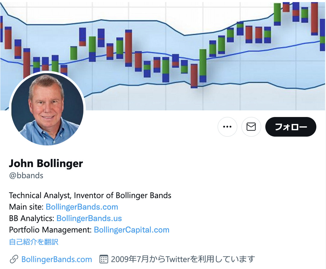 John BollingerのTwitterアカウント